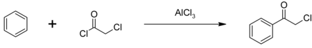 Preparation of phenacyl chloride.png