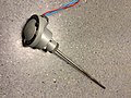 Pt-100 temperature sensor with cables