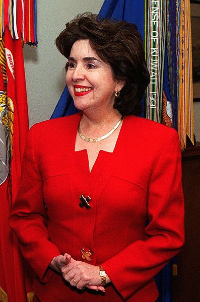 File:Puerto Rican Governor Sila Calderon at the Pentagon, Feb 27, 2001.jpg