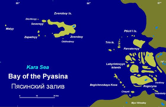 Карское море заливы. Пясинский залив Карского моря. Пясинский залив на карте. Пясинский, «залив Миддендорфа». Пясинский острова плавниковые.