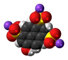 Riempiono lo spazio modello pyranine come sale sodico