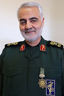 Qasem Soleimani Iranian military officer and commander of the IRGC Quds Force