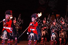 Queen Victoria School at the 2008 Royal Edinburgh Military Tattoo Queen Victoria School, Dunblane at the 2008 Royal Edinburgh Military Tattoo.jpg