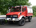 Unimog 435.115 (U 1300 L) based technical rescue fire engine RW1, a common Unimog based fire engine in Germany.