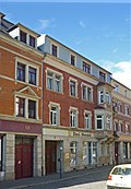 Apartment building in closed development