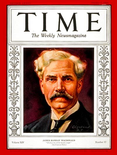 June 5, 1929: Ramsay MacDonald becomes Prime Minister of the United Kingdom for a second time