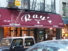 First Ray's Pizza, at 27 Prince Street on the northern edge of Little Italy, Manhattan Ray-prince.jpg