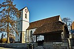 Die reformierte Kirche von Koppigen (Rückseite)