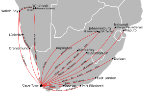 Aéroport International Du Cap: Situation, Statistiques, Compagnies et destinations