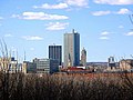 Fort Wayne skyline as seen from Reservoir Park