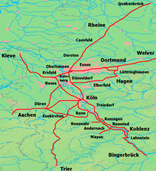 <span class="mw-page-title-main">Osterath–Dortmund Süd railway</span>