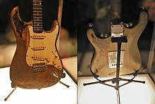Gallagher's Stratocaster on display in Dublin, 2007