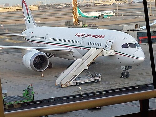 Royal Air Maroc and Flynas in the same frame in King Abdulaziz International Airport