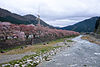 Sendai River in Chizu, Tottori Prefecture, Japan