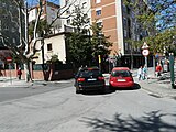 Sant Cugat del Vallès. Vista des d'un autobús.