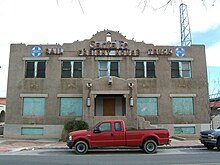 Old Santa Fe Railroad Freight House in 2007, Transportation Center District. Santa Fe Freight House, Albuquerque.jpg