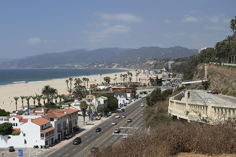 File:Santa Monica Beach.jpg