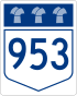 Autobahn 953 Schild