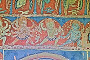 Buddhist frescos in Saspol caves / Ladakh, India