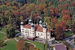 Schloss Artstetten, Luftbild.JPG