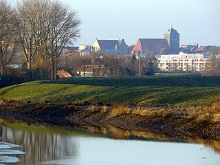 Schwinge (Elbe) River in Germany