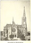 Seitenansicht der Gedächtniskirche der Protestation 1904