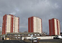 The Shakespeare Flats separate Burmantofts with neighbouring Harehills Shakespeare Burmantofts.jpg