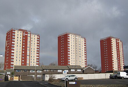 The Shakespeare Flats separate Burmantofts with neighbouring Harehills