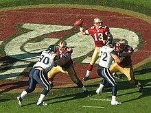Hill passes against the Rams on November 16, 2008 Shaun Hill passes at Rams at 49ers 11-16-08 2.jpg