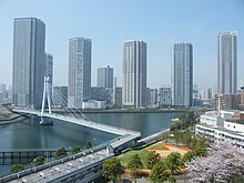 Shinonome seen from Tatsumi