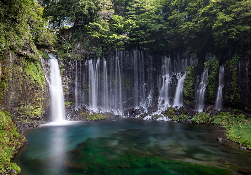 白糸の滝 静岡県 Wikipedia