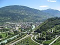 Das Tal beim Walliser Kantonshauptort Sitten