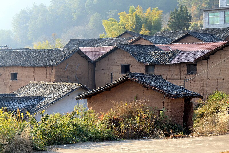 File:Small countryside village, Lishui, China.jpg