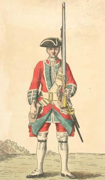 Soldier of the 39th Regiment  (c. 1742)