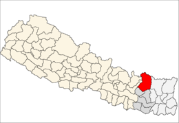 Distrito de Solukhumbu - Ubicación