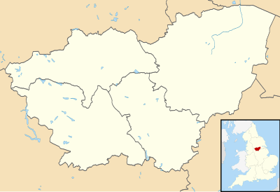 South Yorkshire UK district map (blank).svg