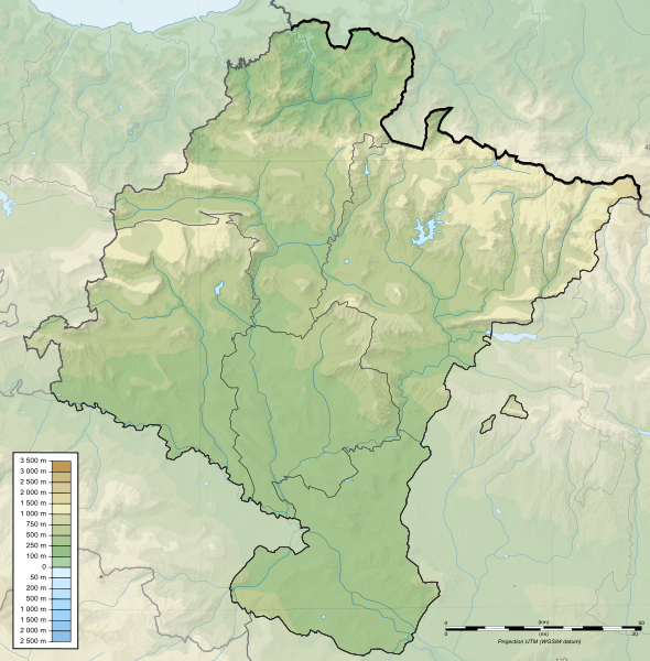 File:Spain Navarre relief location map.svg