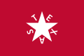 Speculative design of the amended Zavala flag based on the July 7, 1836 issue of The New York American.[27]