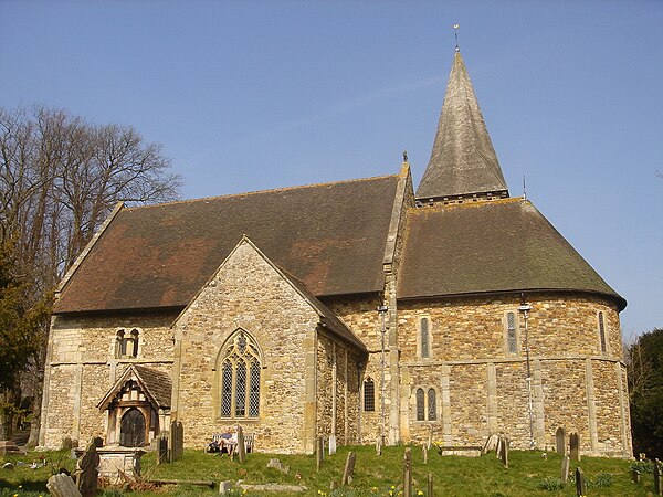 St Nicholas' Church, the ancient parish church of Worth, has Saxon origins.