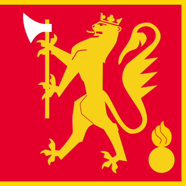 File:Standard of the Artillery Battalion (Norway).svg