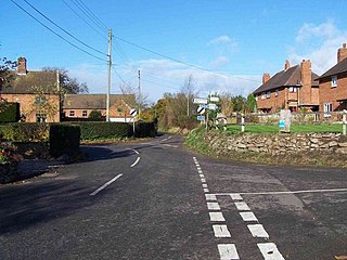 Stanton upon Hine Heath Village in Shropshire, England