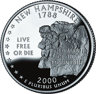 Live Free or Die State motto of New Hampshire, US