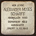 Stolperstein für Alexander Moses Scharff (Honefoss).jpg