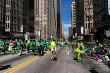 Atlanta St. Patrick's Day Parade on Peachtree Street, 2013 Stpatrick parade atlanta.jpg