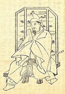 TSugawara no Michizane des japanischen Malers Kikuchi Yōsai