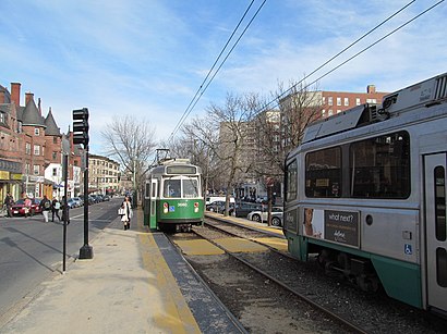 How to get to Summit Avenue Station MBTA Green Line C branch with public transit - About the place