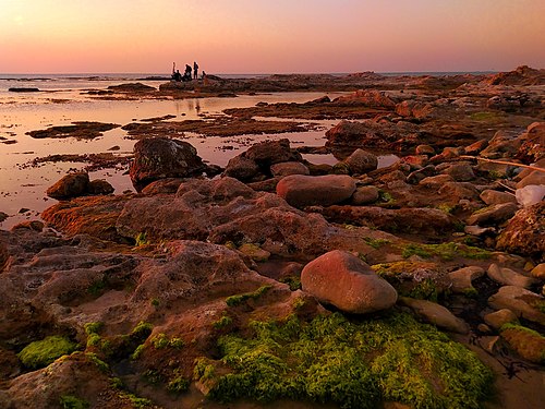 Sunset at "Cap zbib". Photograph:User:Marwenwafi