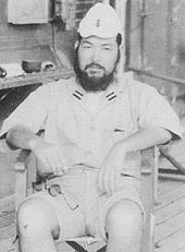 Tamotsu Ema, leader of the Zuikaku dive bombers that damaged Yorktown Tamotsu Ema.jpg