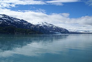 Das Tarr Inlet mit Blick auf Margerie- und Grand-Pacific-Gletscher