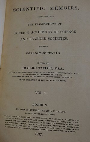 Scientific Memoirs